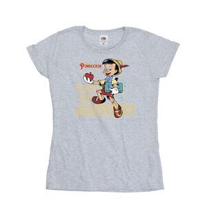 Pinocchio Womens/Ladies Tales Of Adventure T-Shirt / Sport Grey